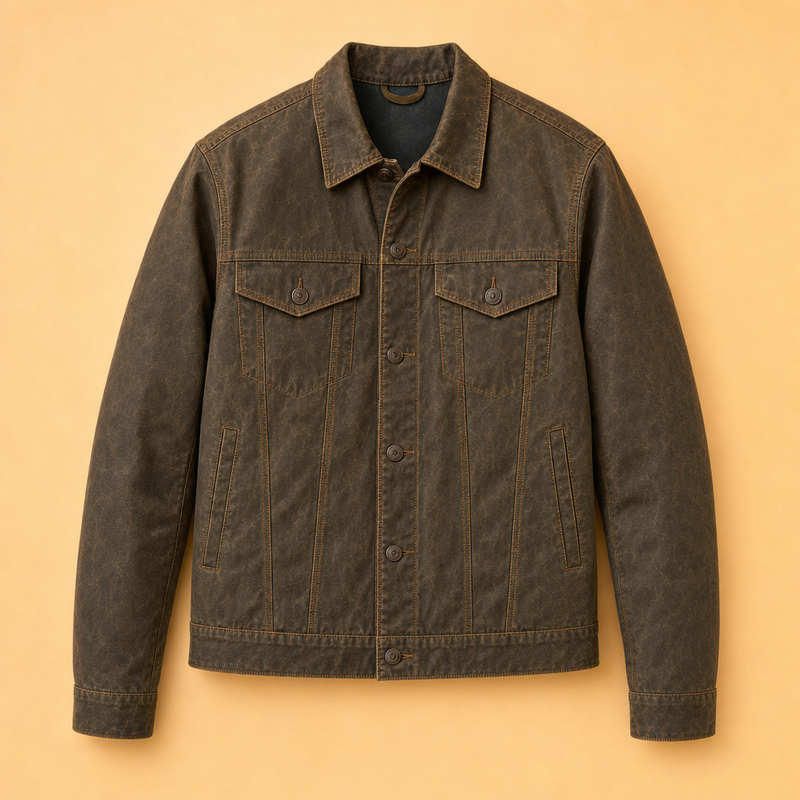 Structured trucker cut