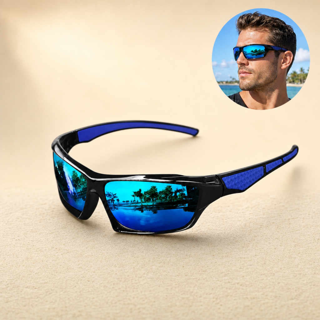 Solaro polarised sunglasses – Blue