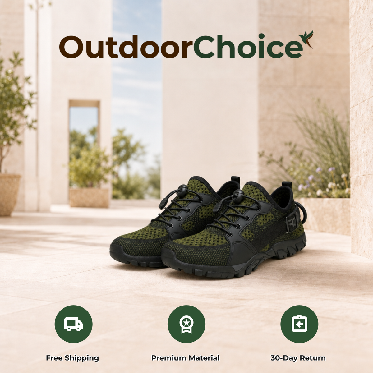 OutdoorChoice free shipping, premium material and 30-day return