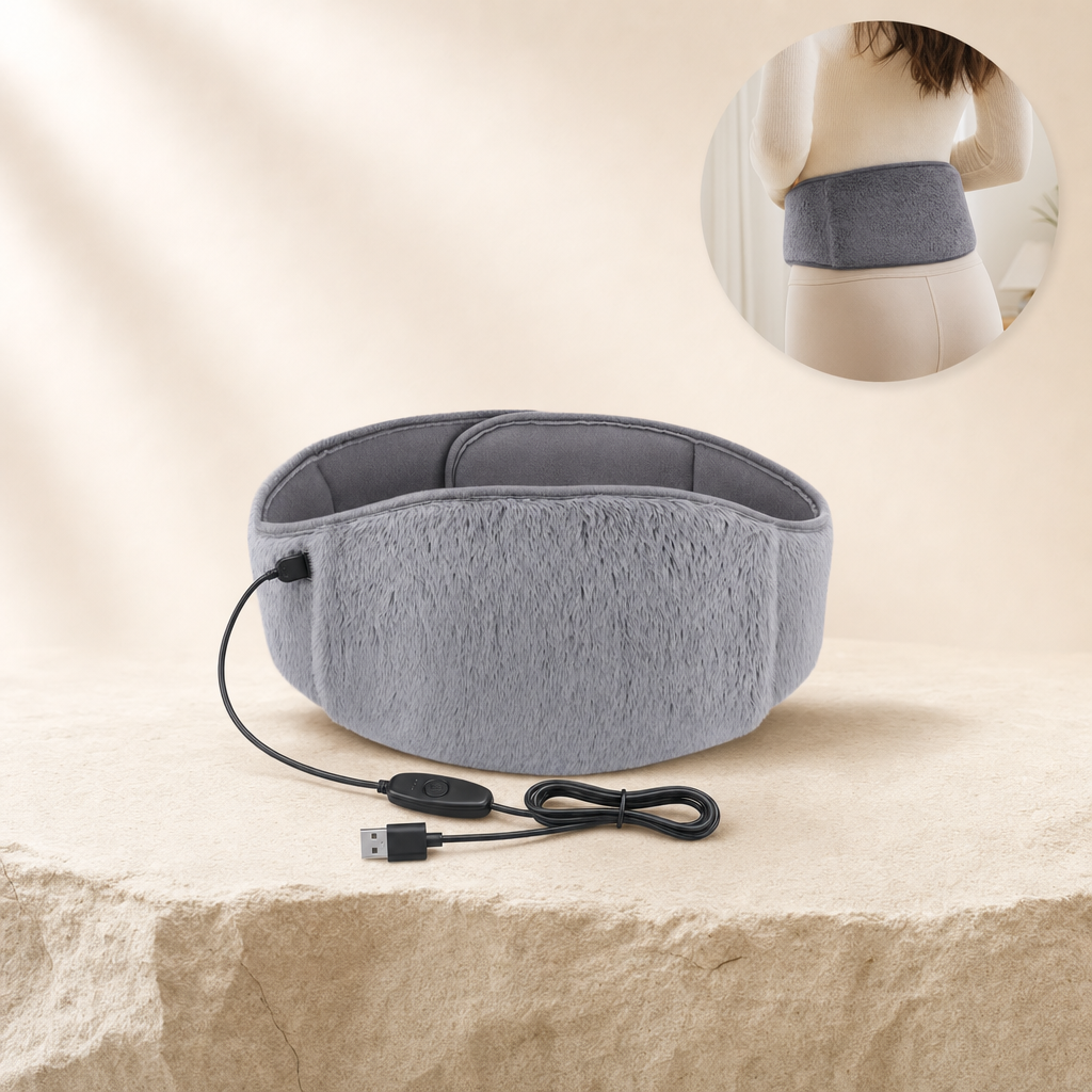 Cintara heated belt listing image with usage inset