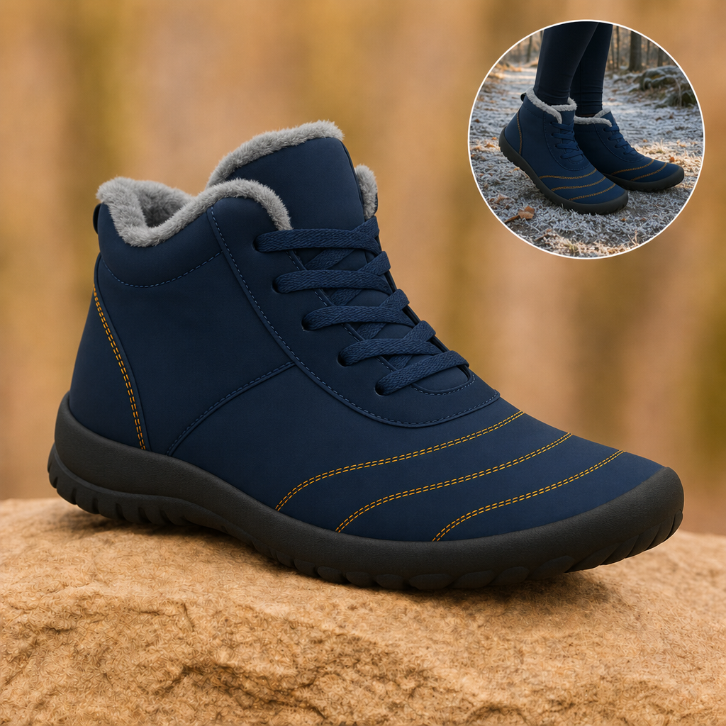 Boreva barefoot winter shoes in Navy