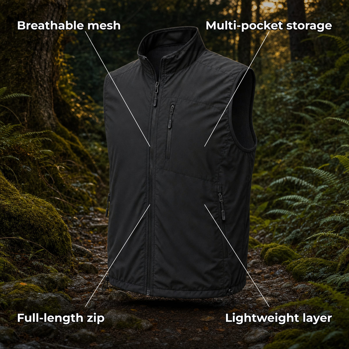 Ventova gilet key features