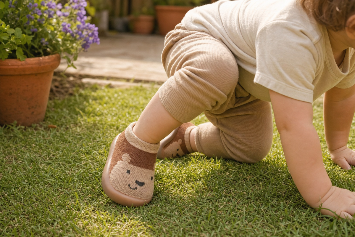 From first crawls to garden play