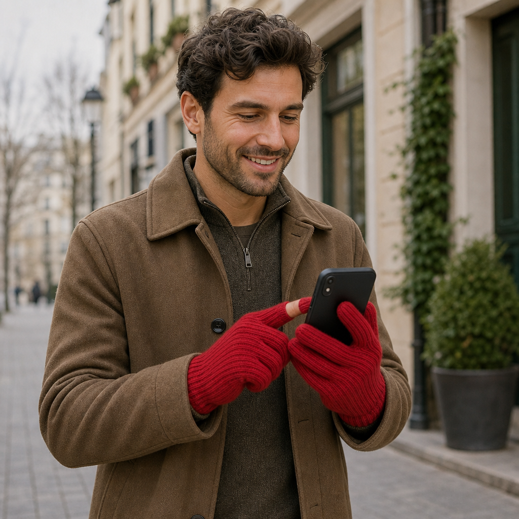 Cold hands or a bare-fingered phone