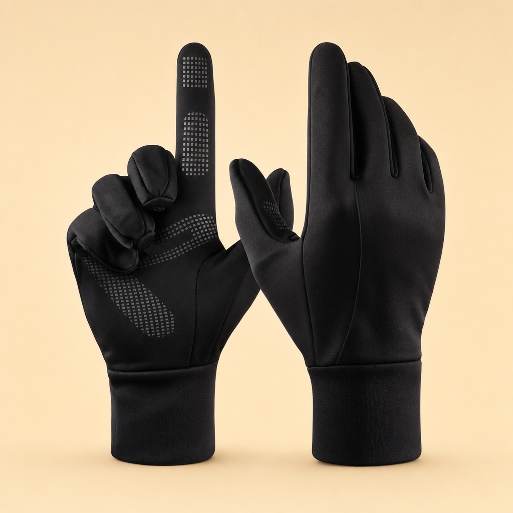 Dryvon waterproof touchscreen gloves studio hero
