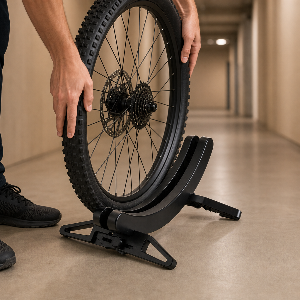 A bike against the wall, every day