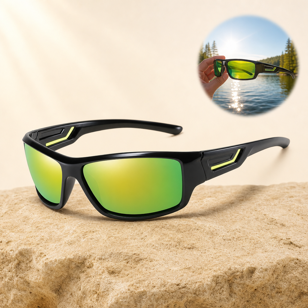 Glarix polarised sunglasses – Green variant
