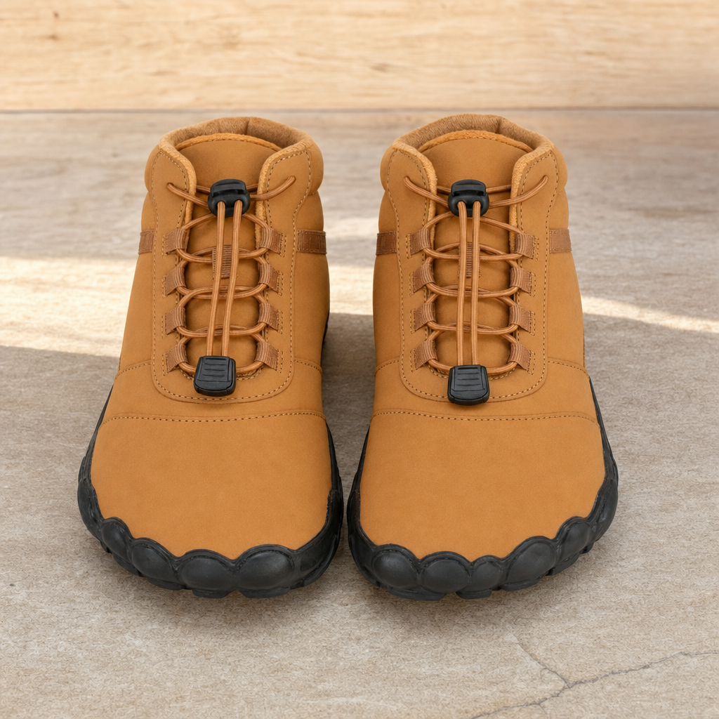 A naturally wide toe box