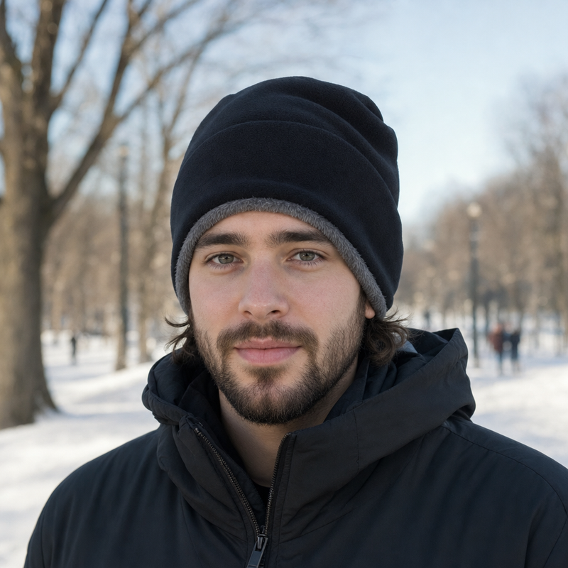 Fold-down beanie