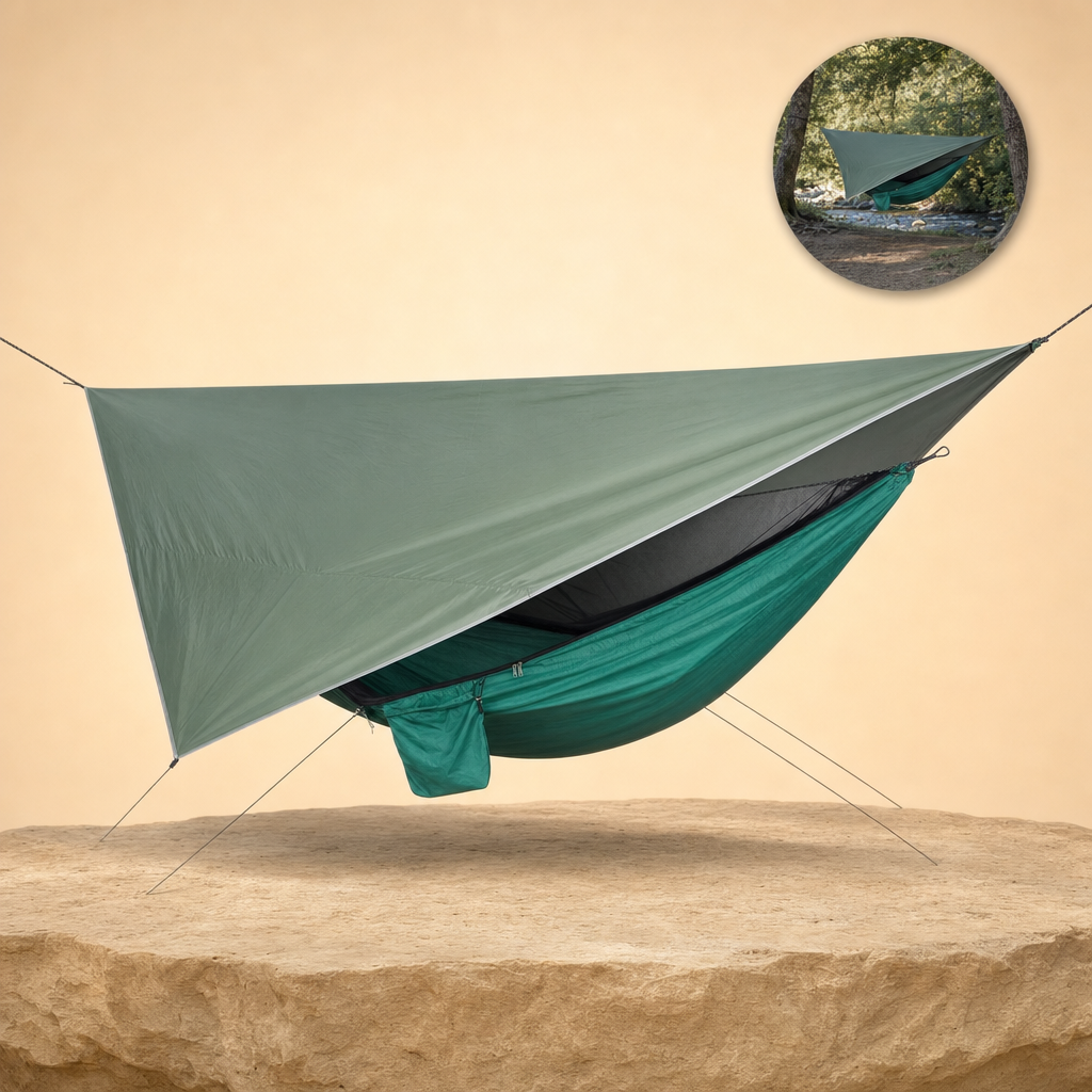Swayora camping hammock army green - listing