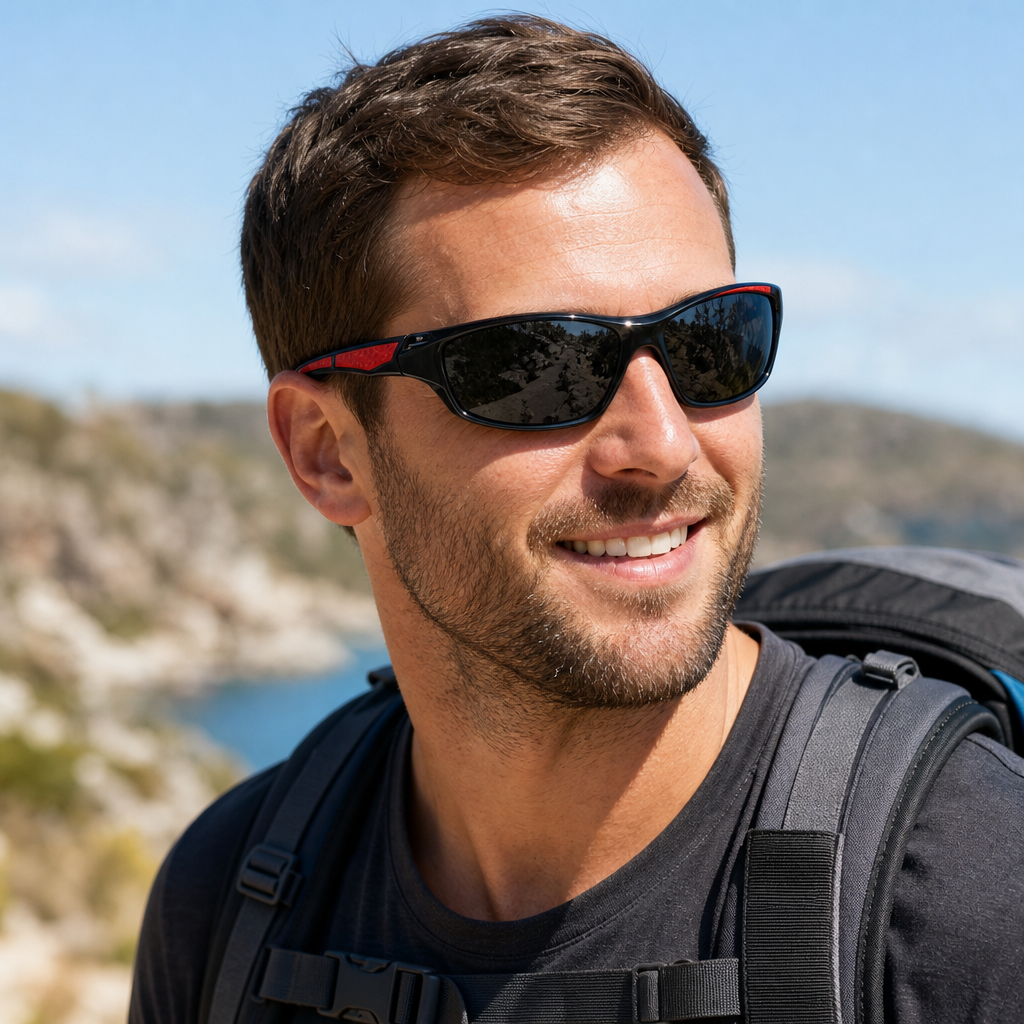 Solaro sunglasses worn outdoors