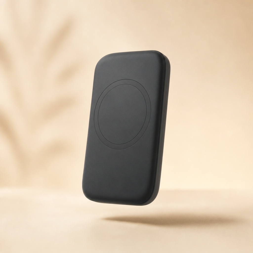 Voltova magnetic wireless power bank on phone