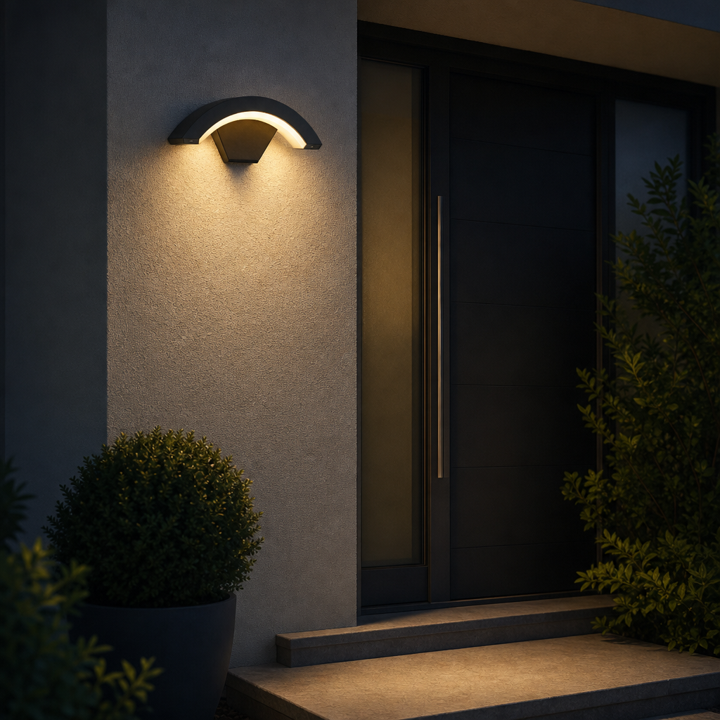 Light that greets you at the door