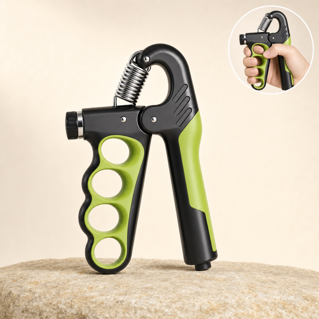 Torqora green adjustable hand grip strengthener