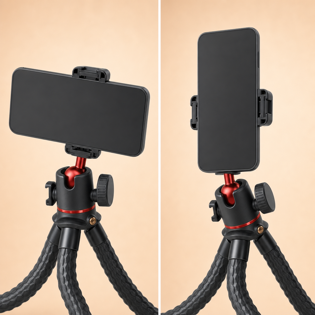 360° ball head for any angle
