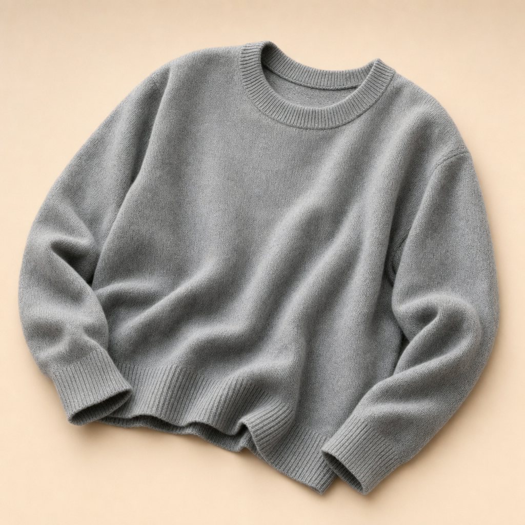 Close-up of the Knitova jumper knit in use