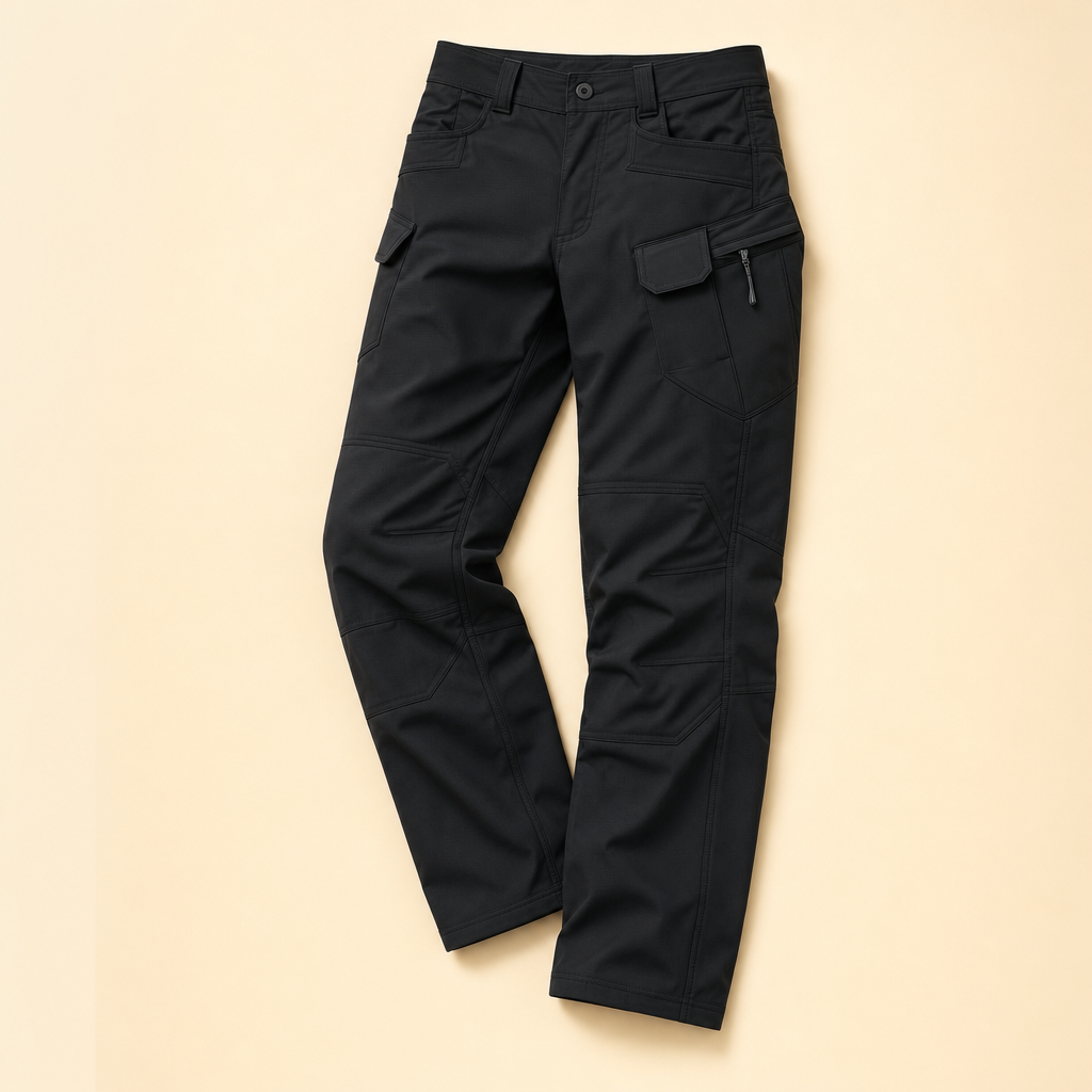 Graftova waterproof ripstop work trousers in black