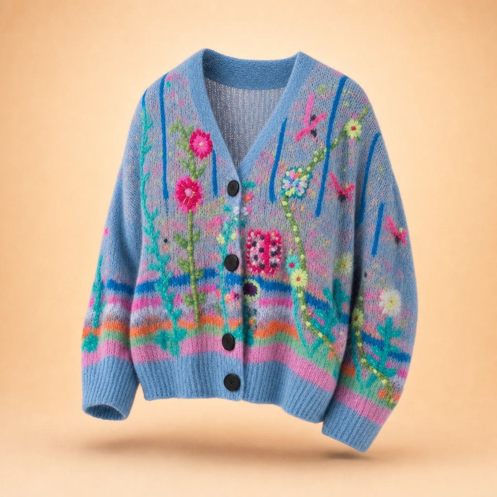 Vellora cardigan Blue