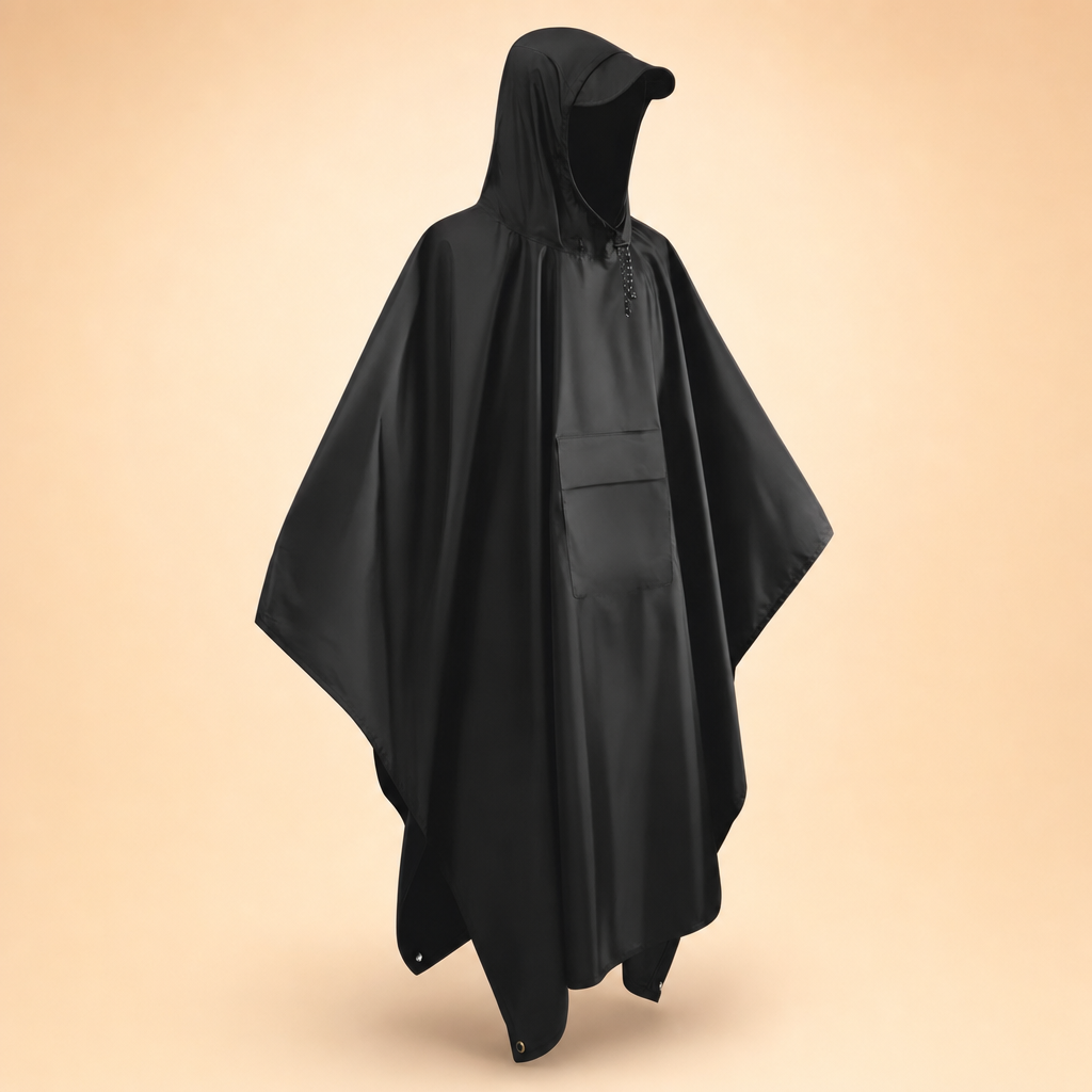 Nimbora packable waterproof rain poncho hero