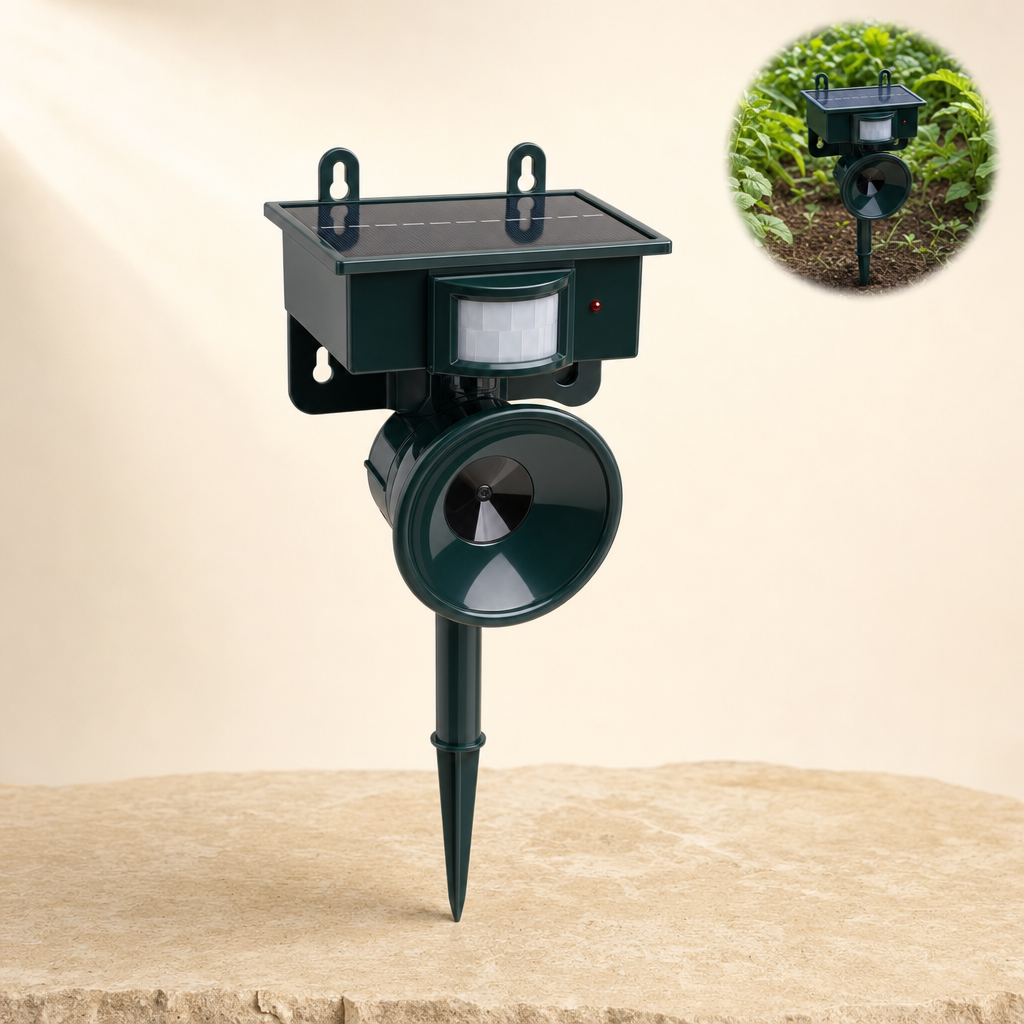 Corvora bird repeller in garden use