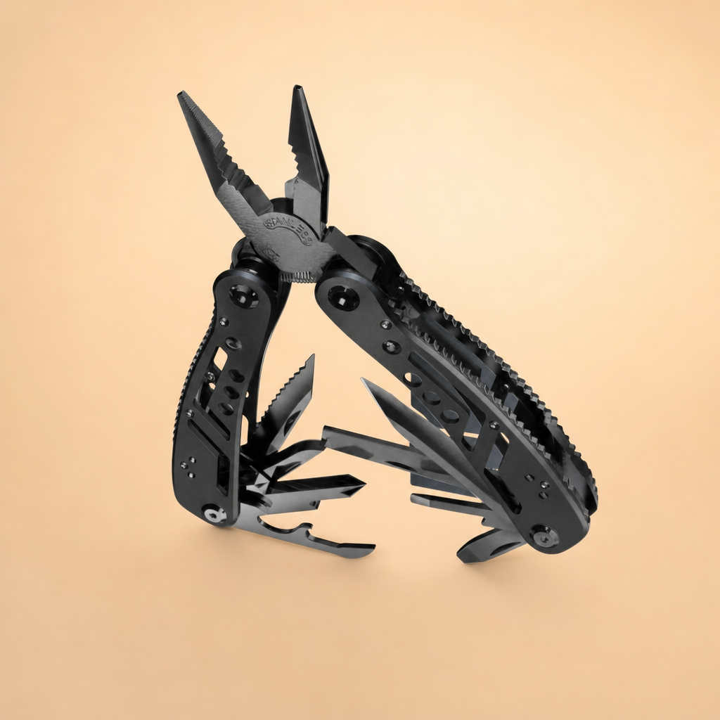 Mendora 24-in-1 stainless steel multi-tool pliers — hero