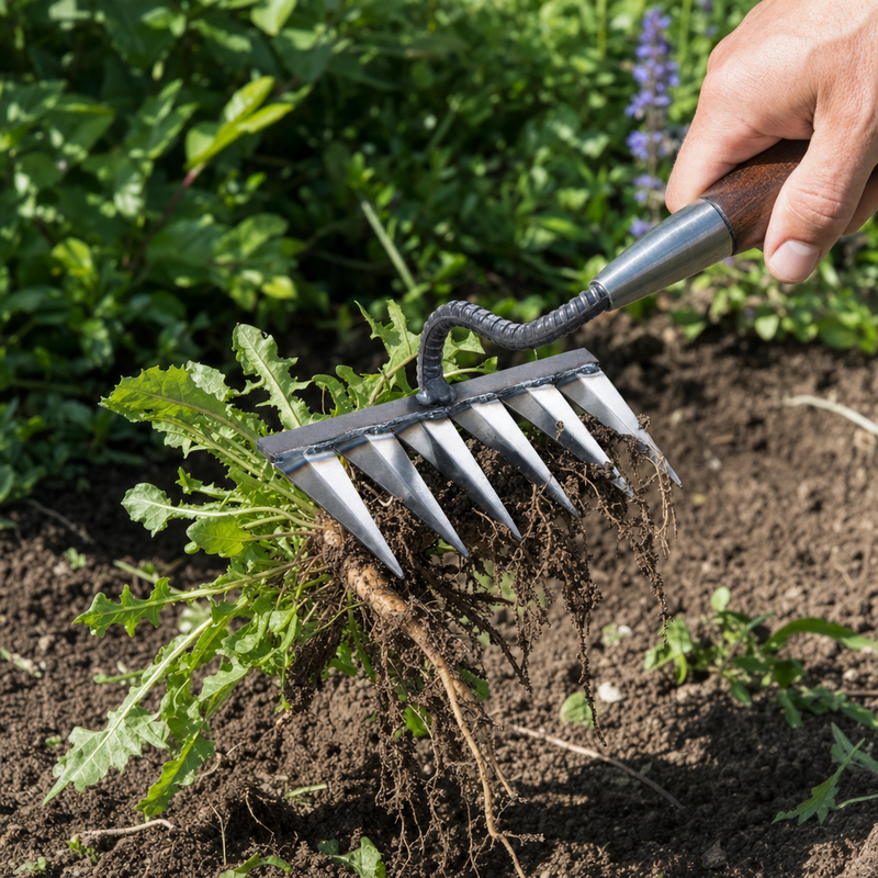 Grips the whole root
