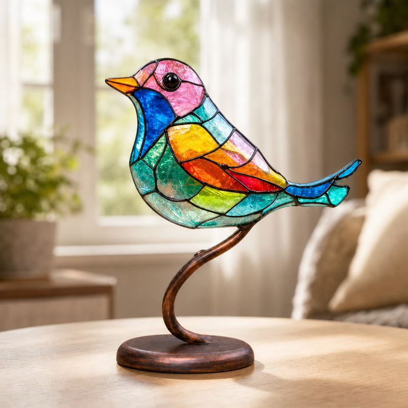 Vivid, glass-look finish