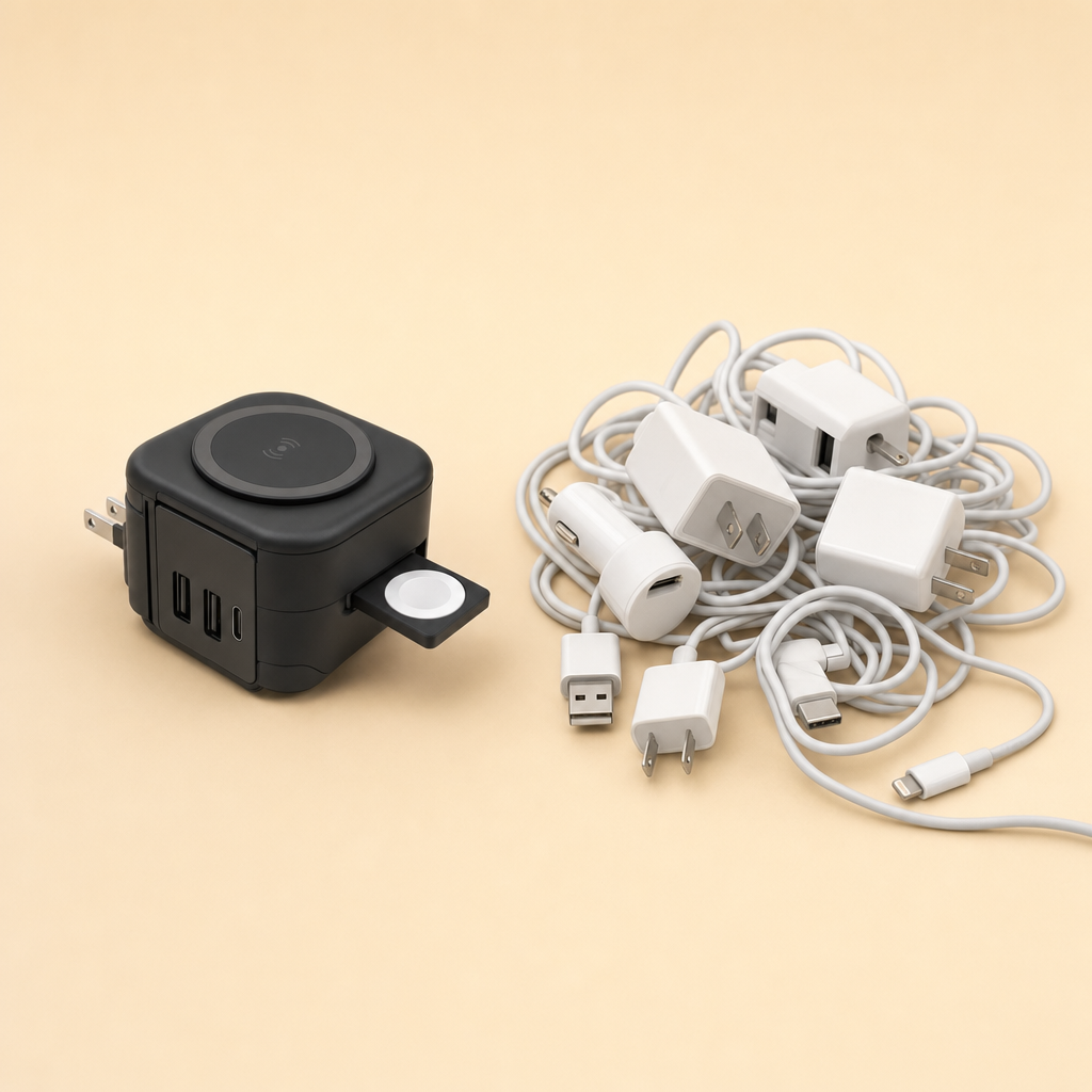 Leave the charging kit at home