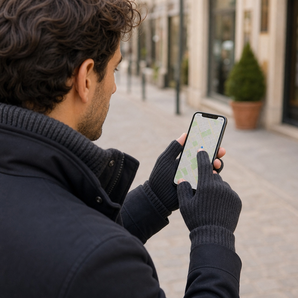 Tap, type and swipe with gloves on