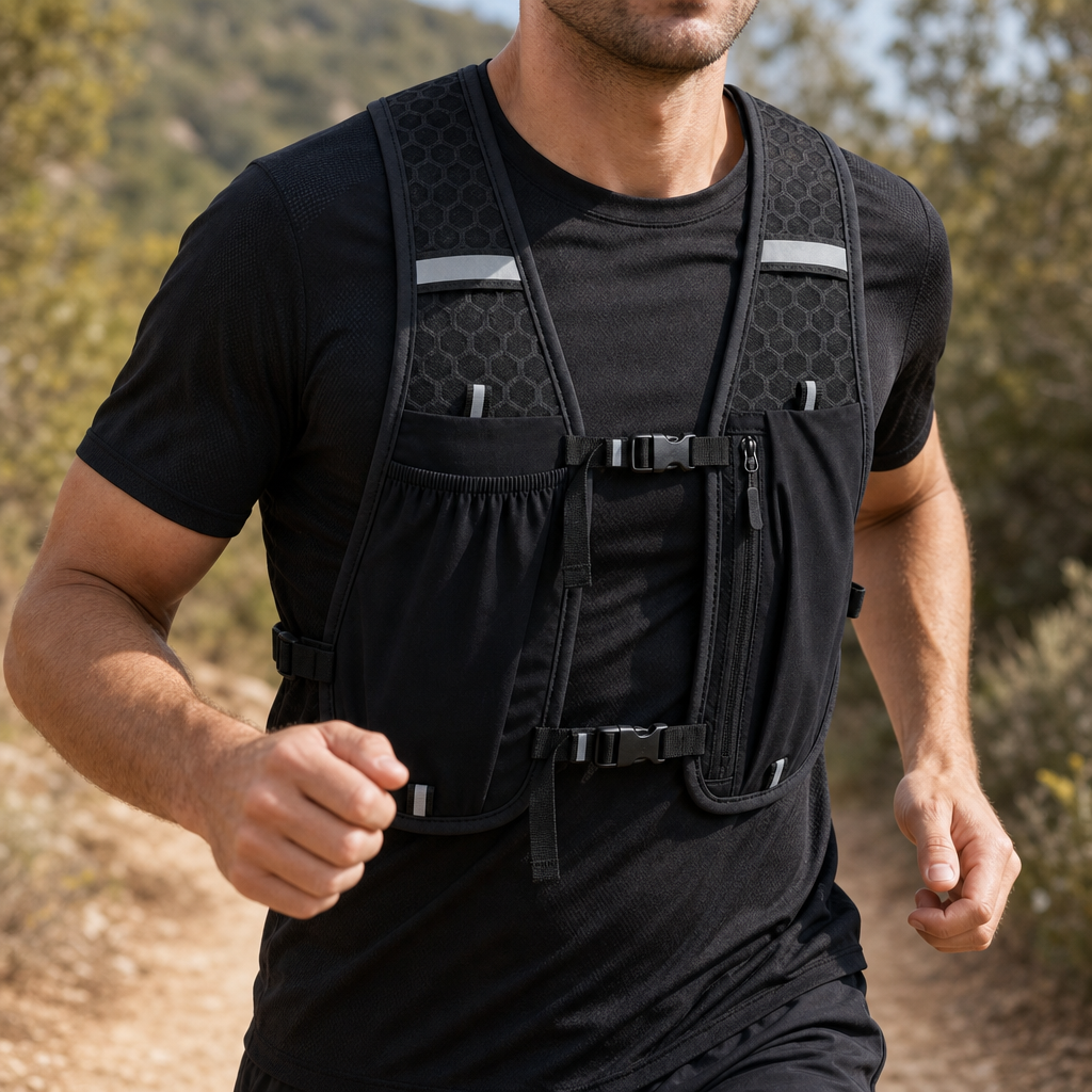 Ridgeva hydration vest worn on the trail