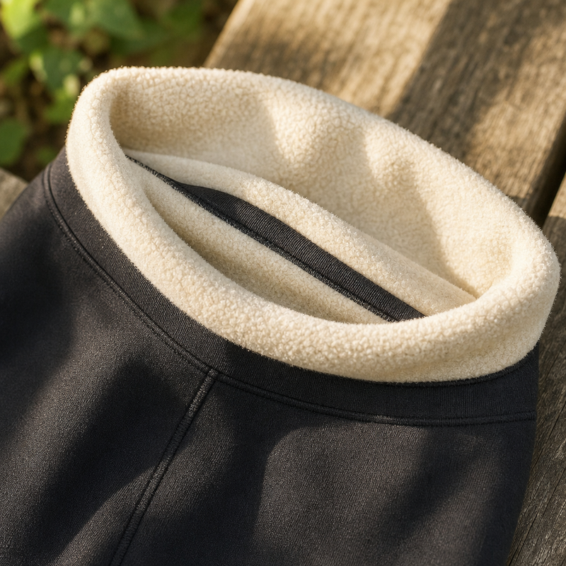 Brushed fleece inside