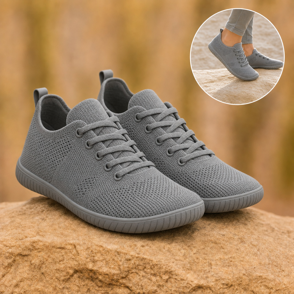 Stepra barefoot walking shoes in grey