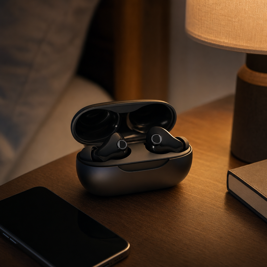 Somnora sleep earbuds lifestyle