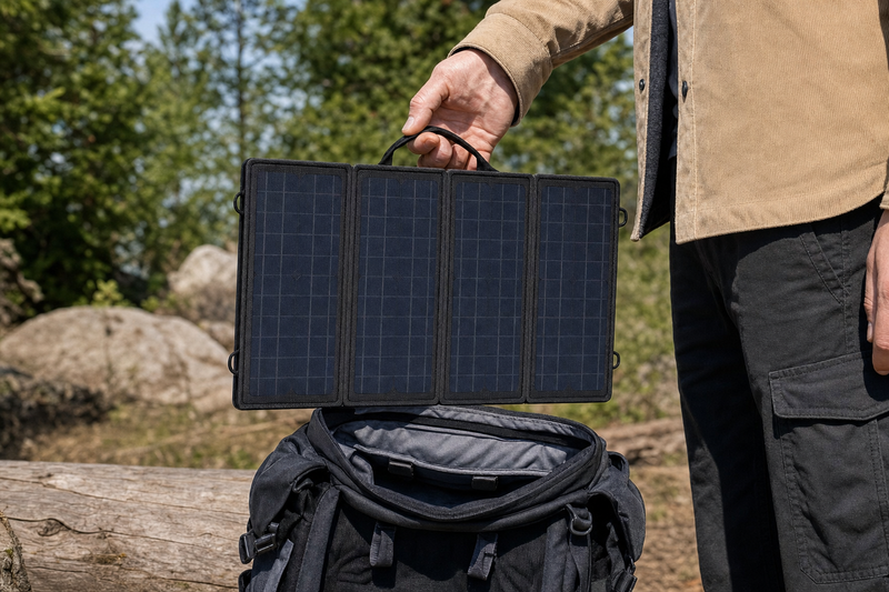 Folds flat, packs light