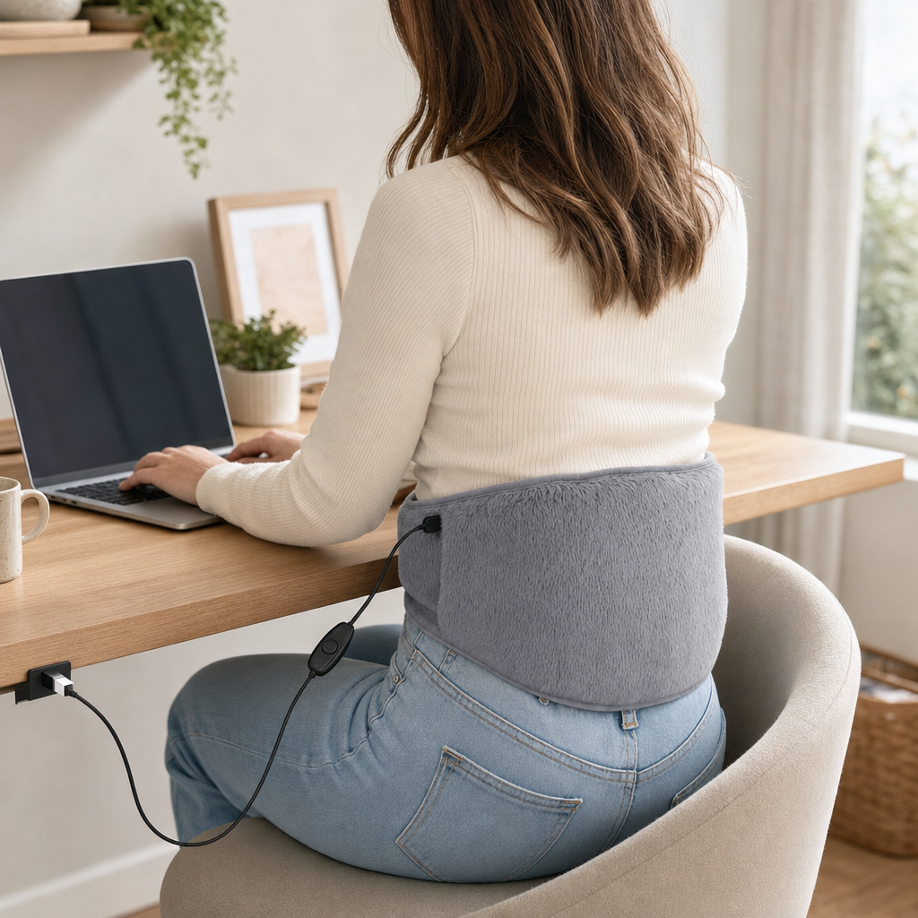 Warm your lower back in seconds