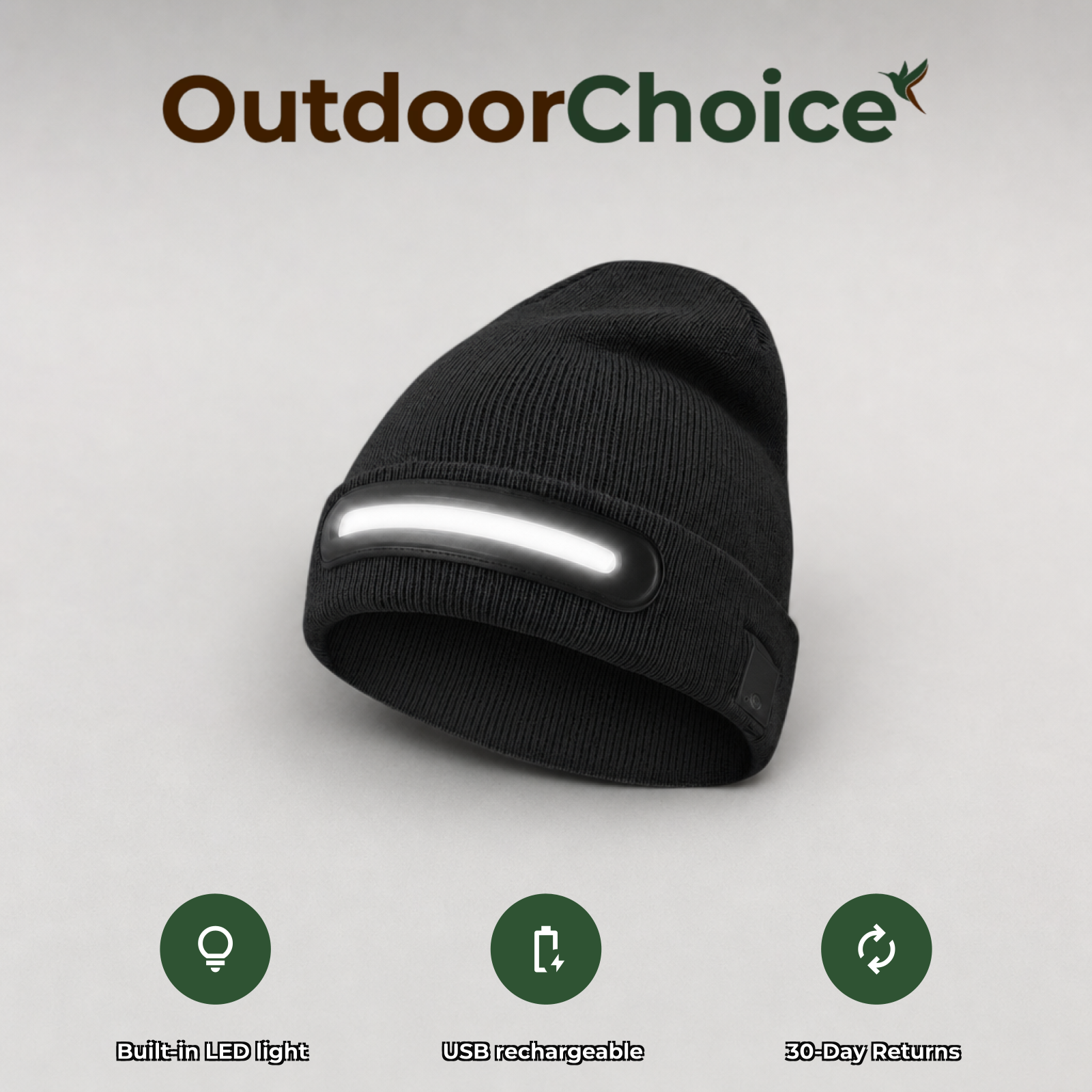 Glowix OutdoorChoice quality badges