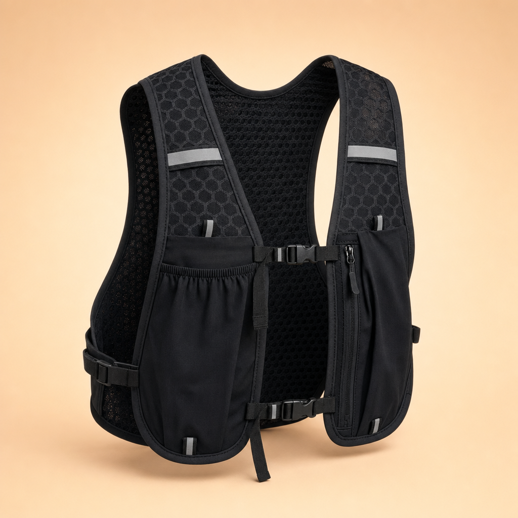 Ridgeva ultralight 5L running hydration vest in black