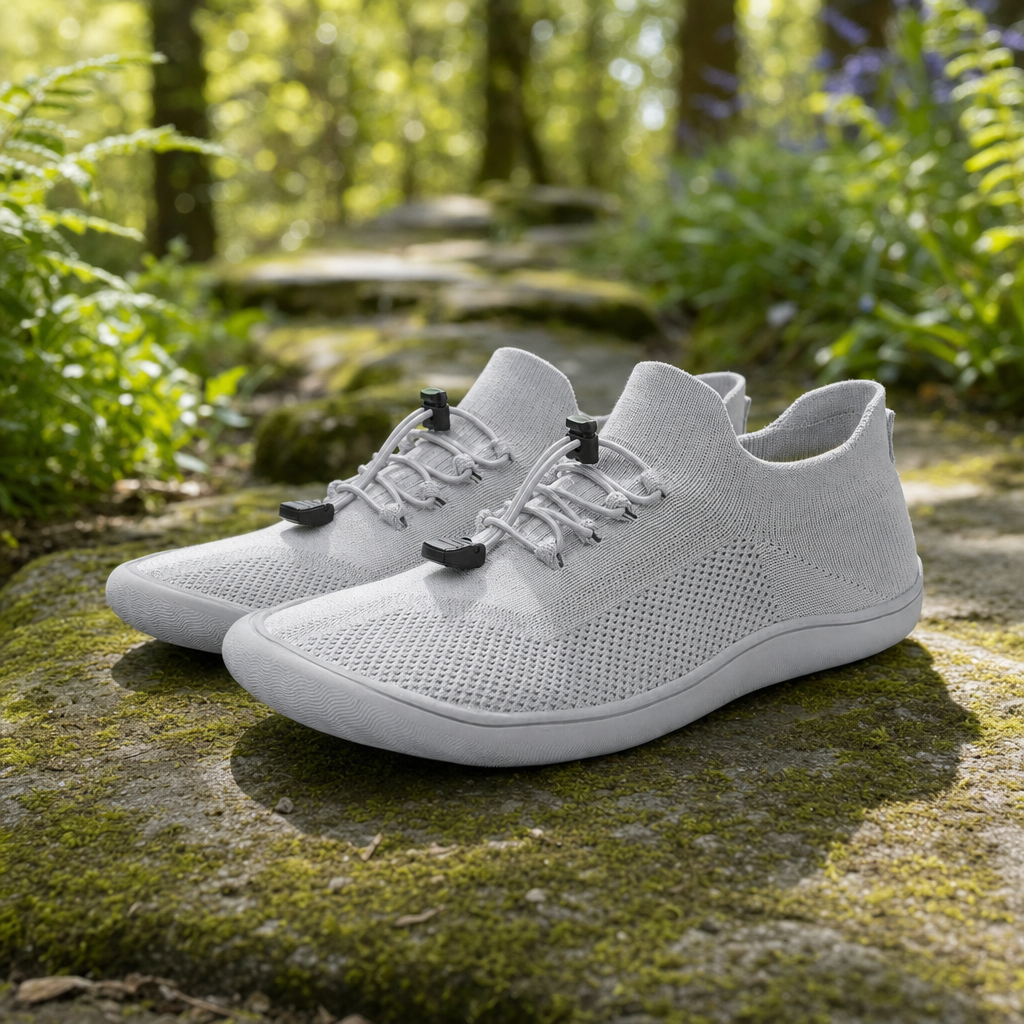 Strova barefoot walking shoes in outdoor use