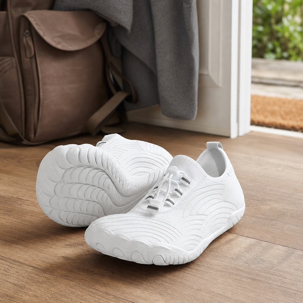 Nubora barefoot shoe in use